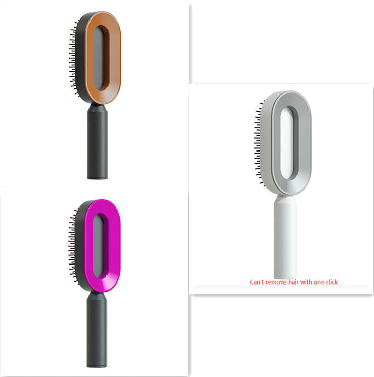 ALTIN™ Selbstreinigende 3-in-1 Massage-Haarbürste mit Luftkissen – Anti-Statik & Schmerzfrei