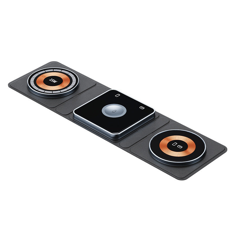 ALTIN™ 3-in-1 Faltbares Magnetisches Wireless Ladegerät – Kompatibel mit iPhone, iWatch & AirPods