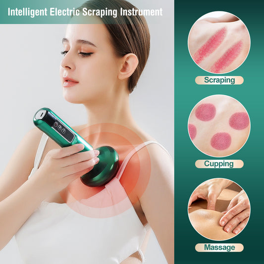 ALTIN™ Intelligentes Schröpfmassagegerät mit Infrarot – 6/12 Intensitätsstufen, Gua Sha, USB-Ladung