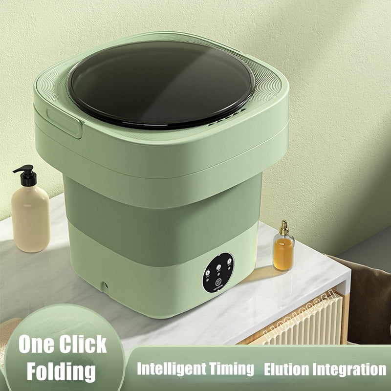 ALTIN™ Mini Faltbare Waschmaschine mit Trocknung – Ideal für Reisen, Apartments & Camping
